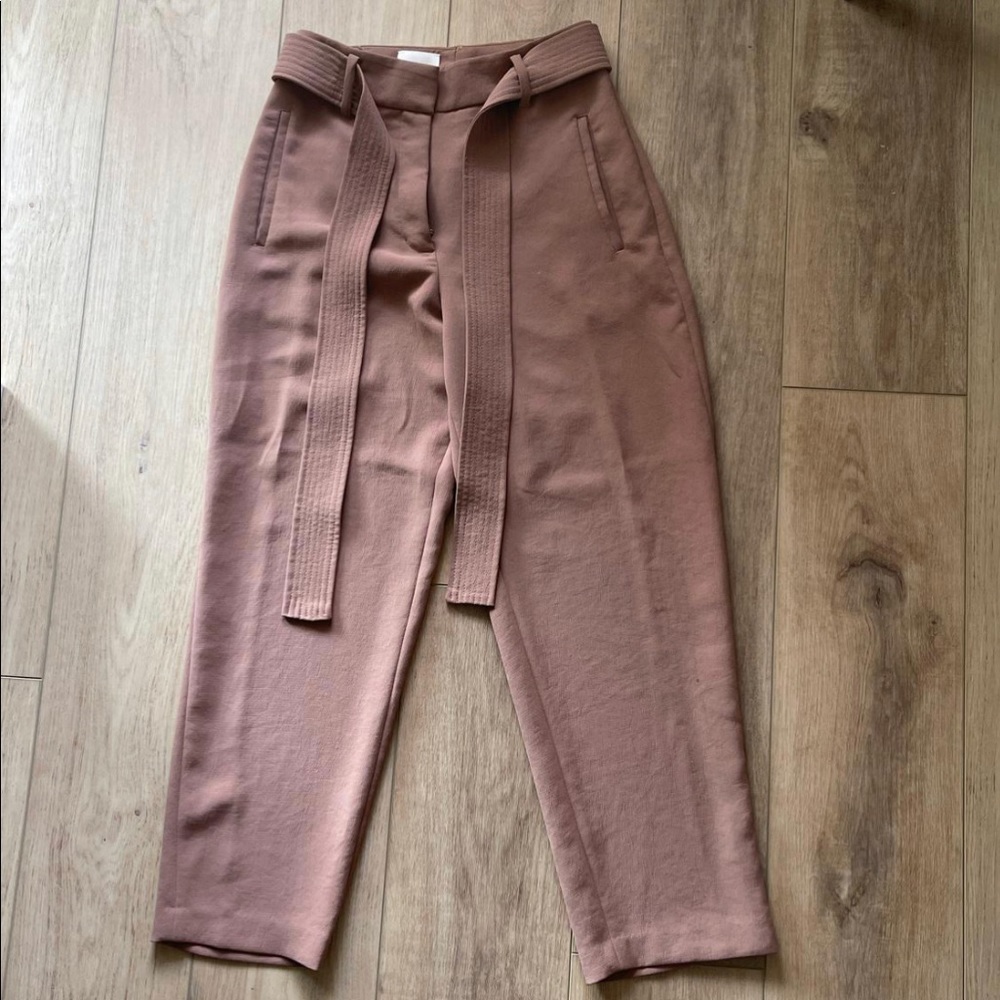 Aritzia Wilfred tie front pants